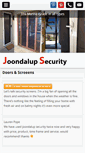 Mobile Screenshot of joondalupsecurity.com.au